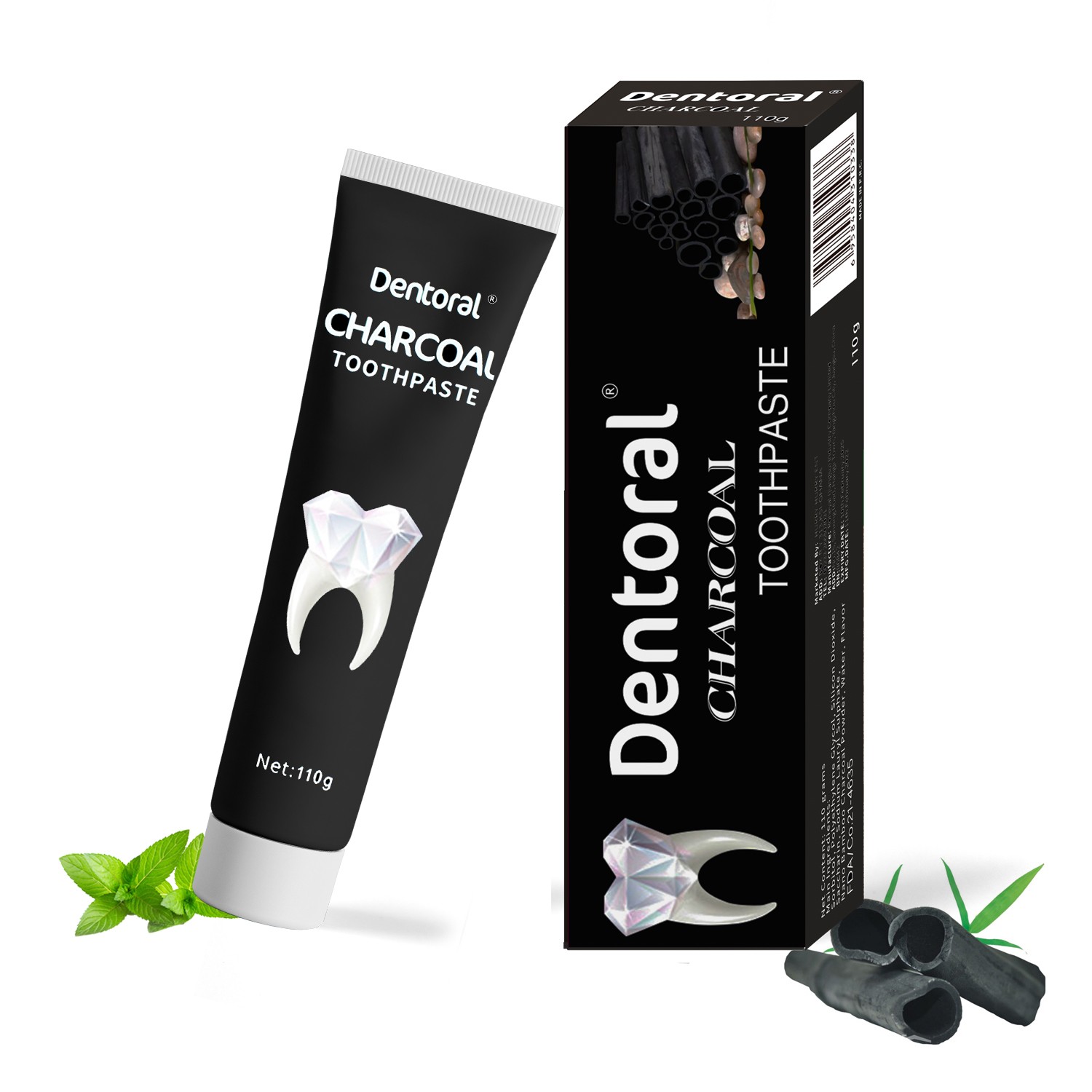 Dentoral Bamboo Charcoal Toothpaste